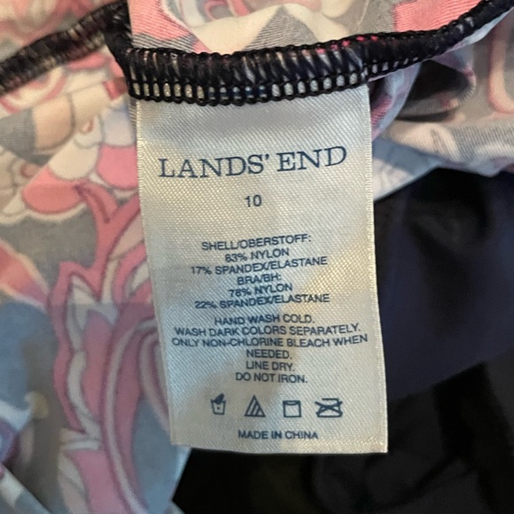 Lands’ End Blouson Tankini Top - Picture 3 of 3